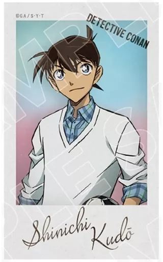 工藤新一　ブロマイド 中古】キャラカード 工藤新一A 「名探偵コナン ミニブロマイド