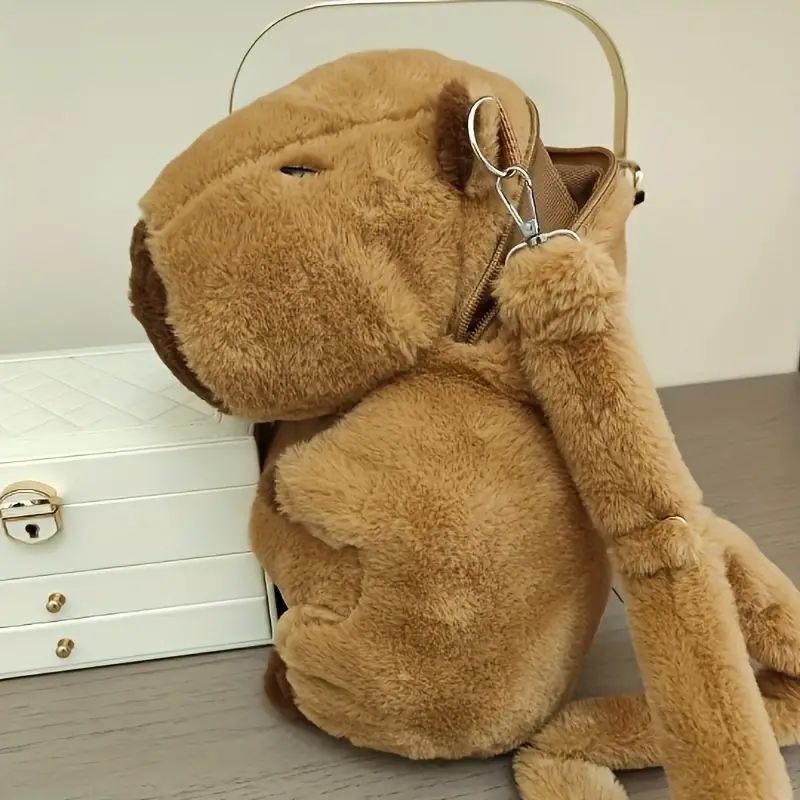 【新品】かわいいカピバラぬいぐるみリュック Amazon.co.jp: かわいいカピバラ バックパック - 魅力的な動物の