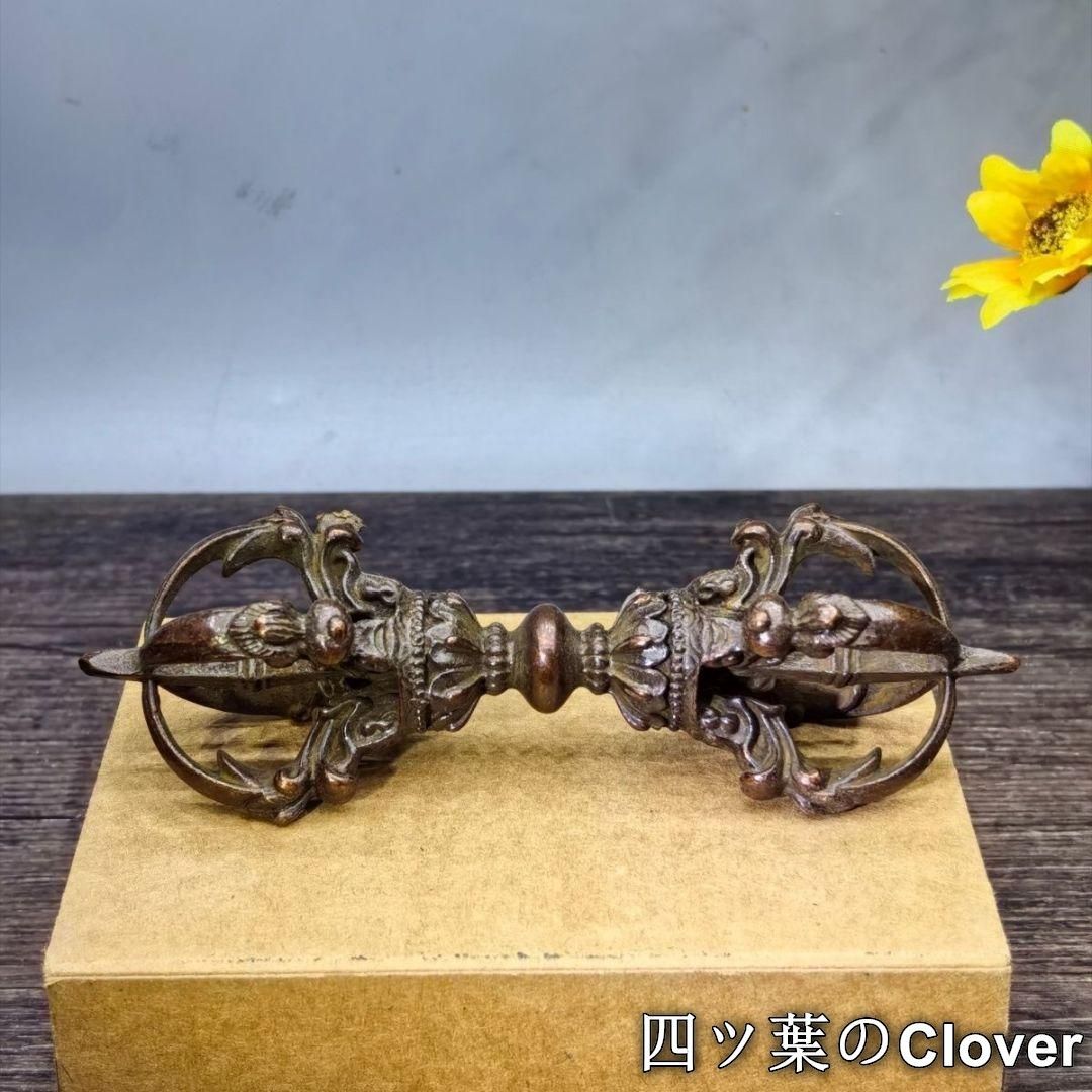 銅器 金剛杵 密教法器 仏具 鎮宅 辟邪 開運 風水 招財 置物 - メルカリ