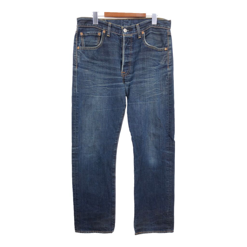 Levi's リーバイス 501 デニムパンツ ブルー (メンズ W33 L32) 中古 古着 R3987