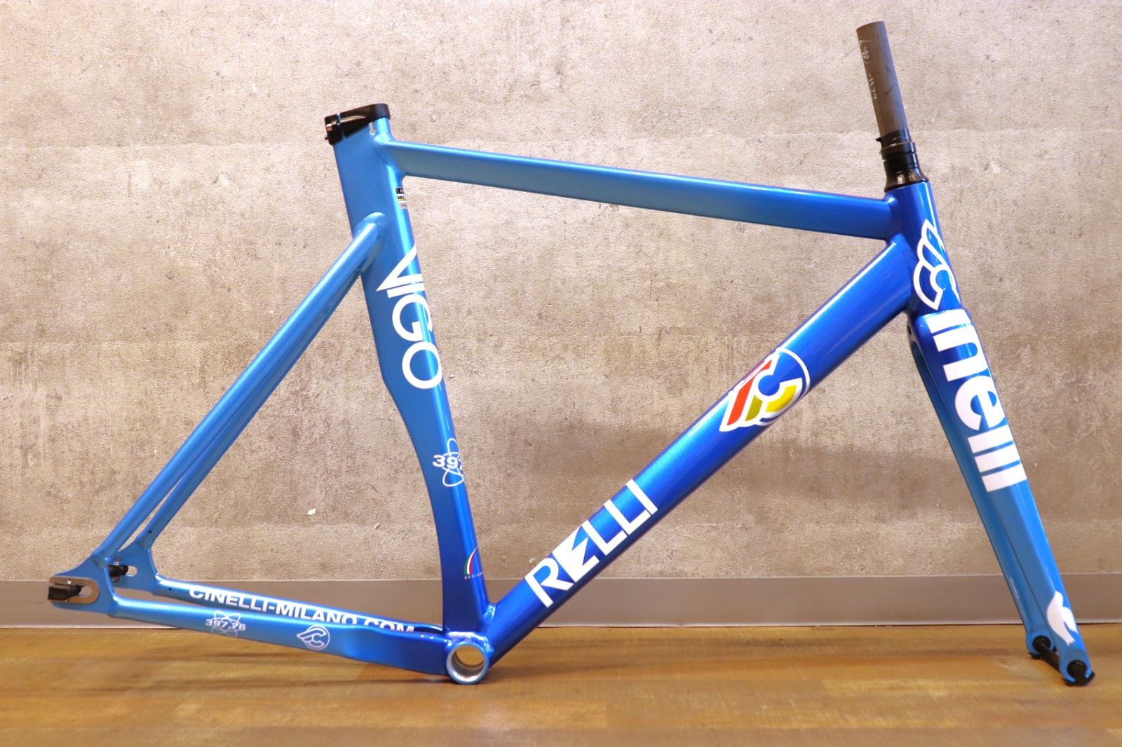 ♥ チネリ Cinelli ヴィゴレッリ VIGORELLI 80 S ナショナルブルー 2025モデル Mサイズ アルミ ピストバイク トラックレーサー フレームセット さいたま浦和店