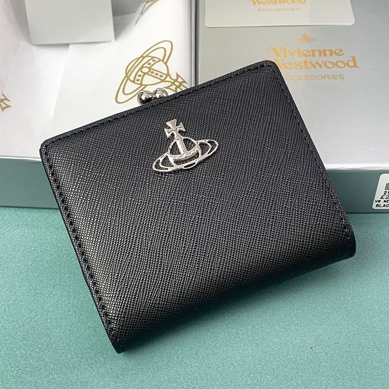 新品 ヴィヴィアンウエストウッド 二つ折り財布 三つ折り がま口