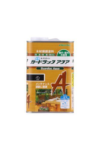 0.7kg_ブラック 和信ペイント ガードラックアクア プロ仕様の水性屋外