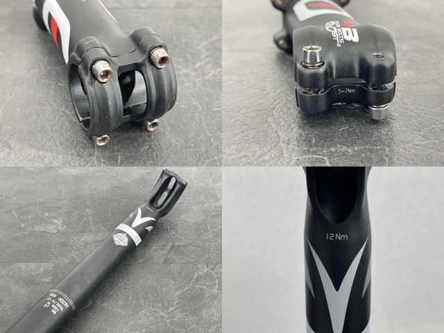 MOST ハンドル DB シートポスト サドル LYNX ステム 4B 4点セット 【中古】 自転車パーツ　ピナレロ ドロップハンドル / 511376 MOST ハンドル DB シートポスト サドル LYNX ステム 4B 4点