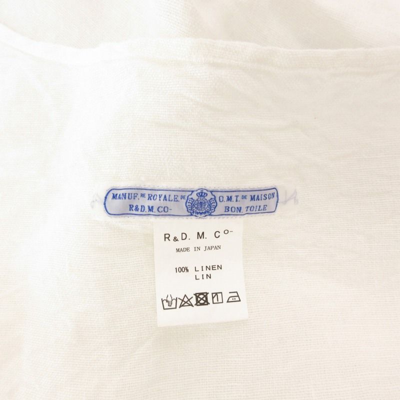 オールドマンズテーラー R&D.M.Co リネンエプロン ロング GOOD MORNING