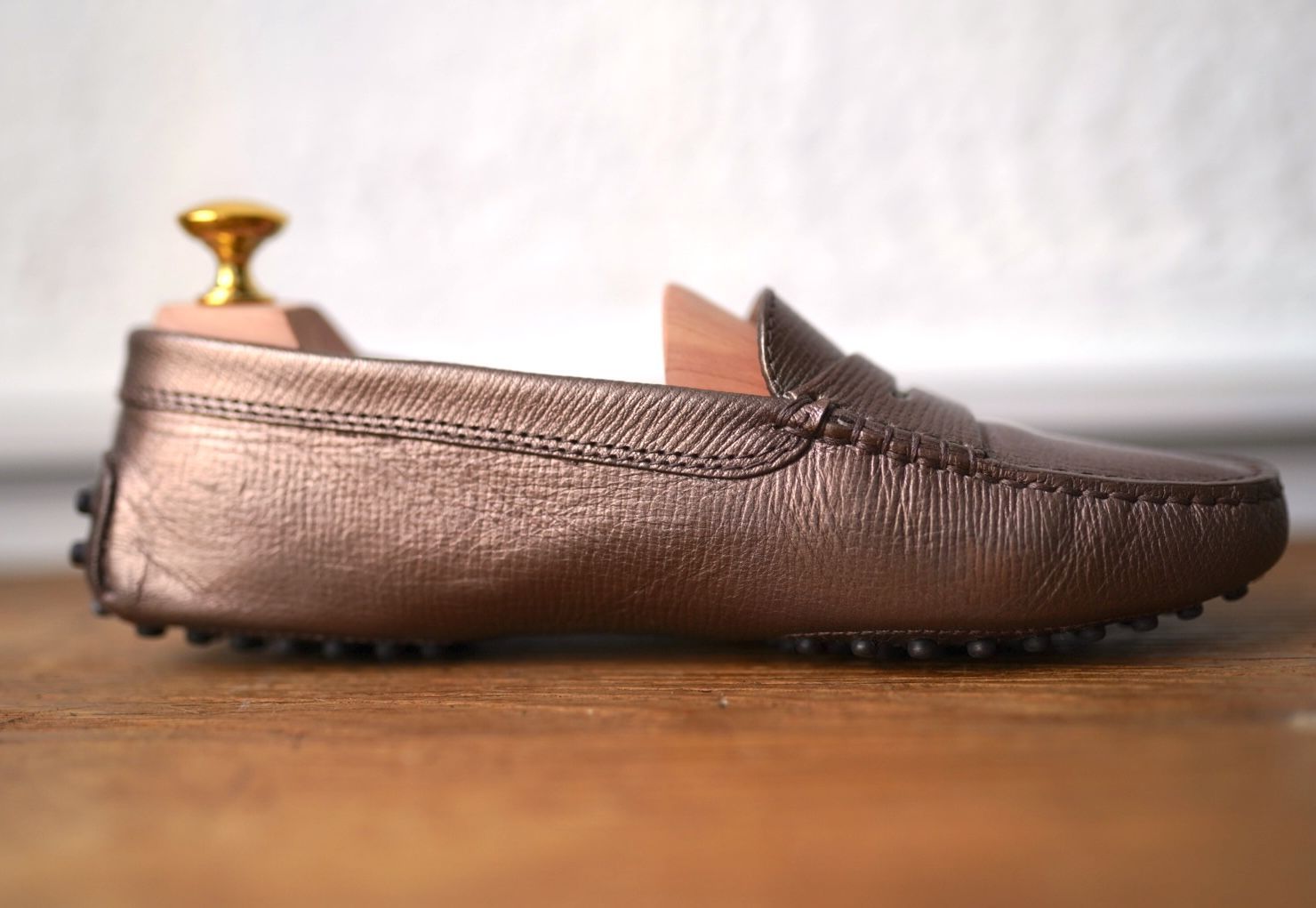 未使用 TOD'S トッズ モカシン レザー ローファー トッズ TOD'S