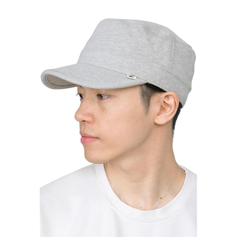 [ザクション] スウェット吸湿速乾ワークキャップ やや深め 洗える LL灰