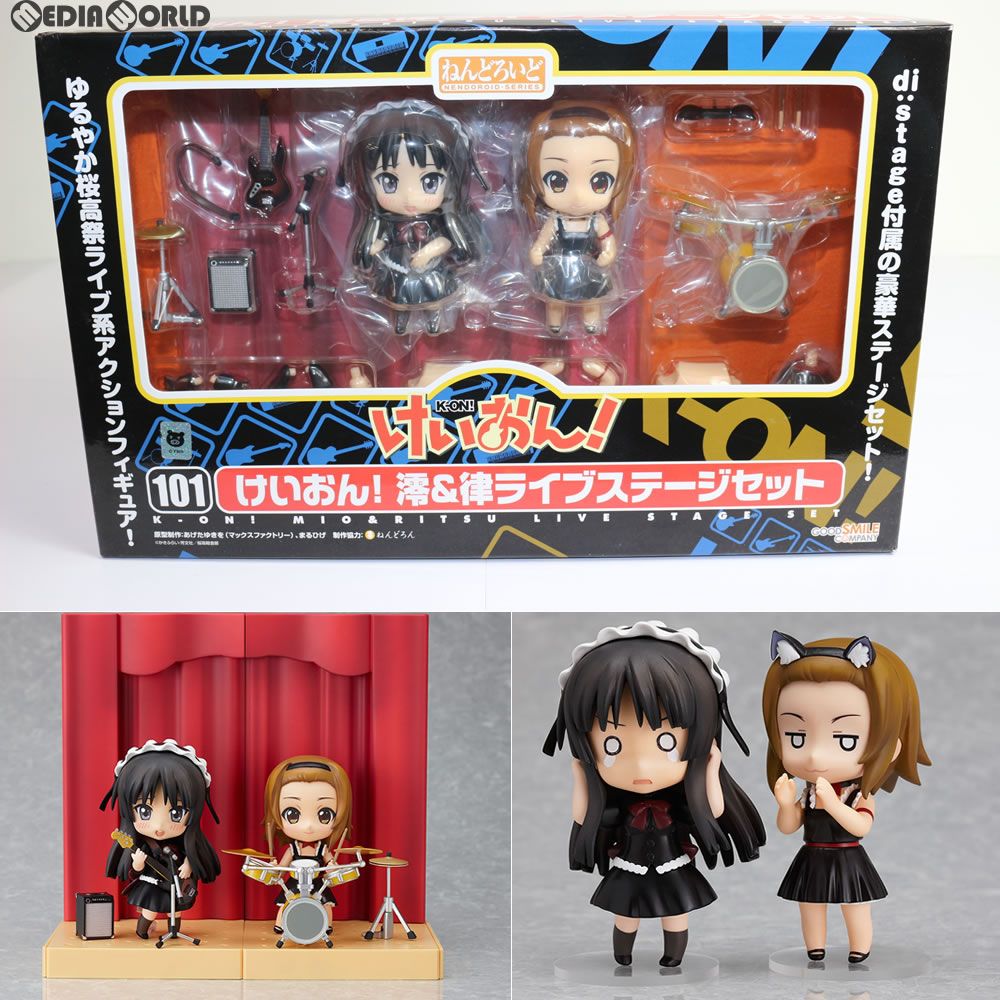 ねんどろいど 101 けいおん! 澪&律ライブステージセット 完成品