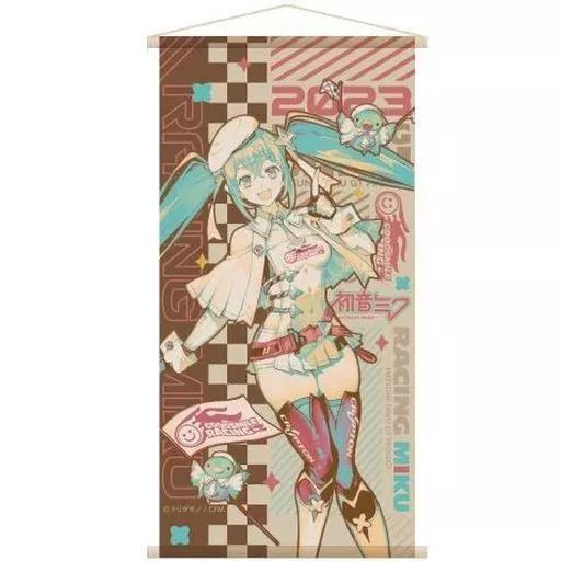 激レア　初音ミク　タペストリー　ポケット付き 中古】タペストリー レーシングミク 2023Ver. アンティーク