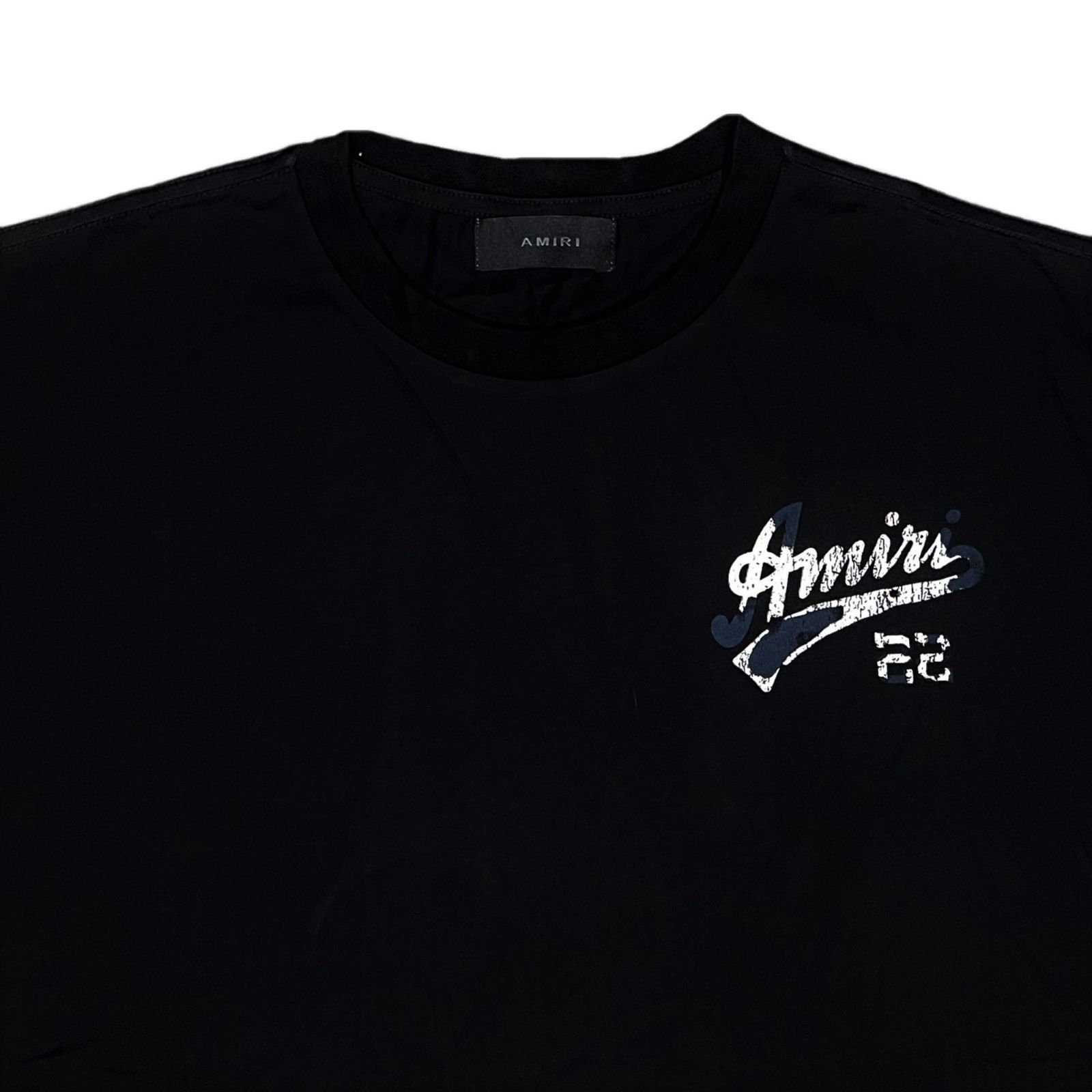 AMIRI アミリ 22 JERSEY Tシャツ ブラック S55cm袖丈
