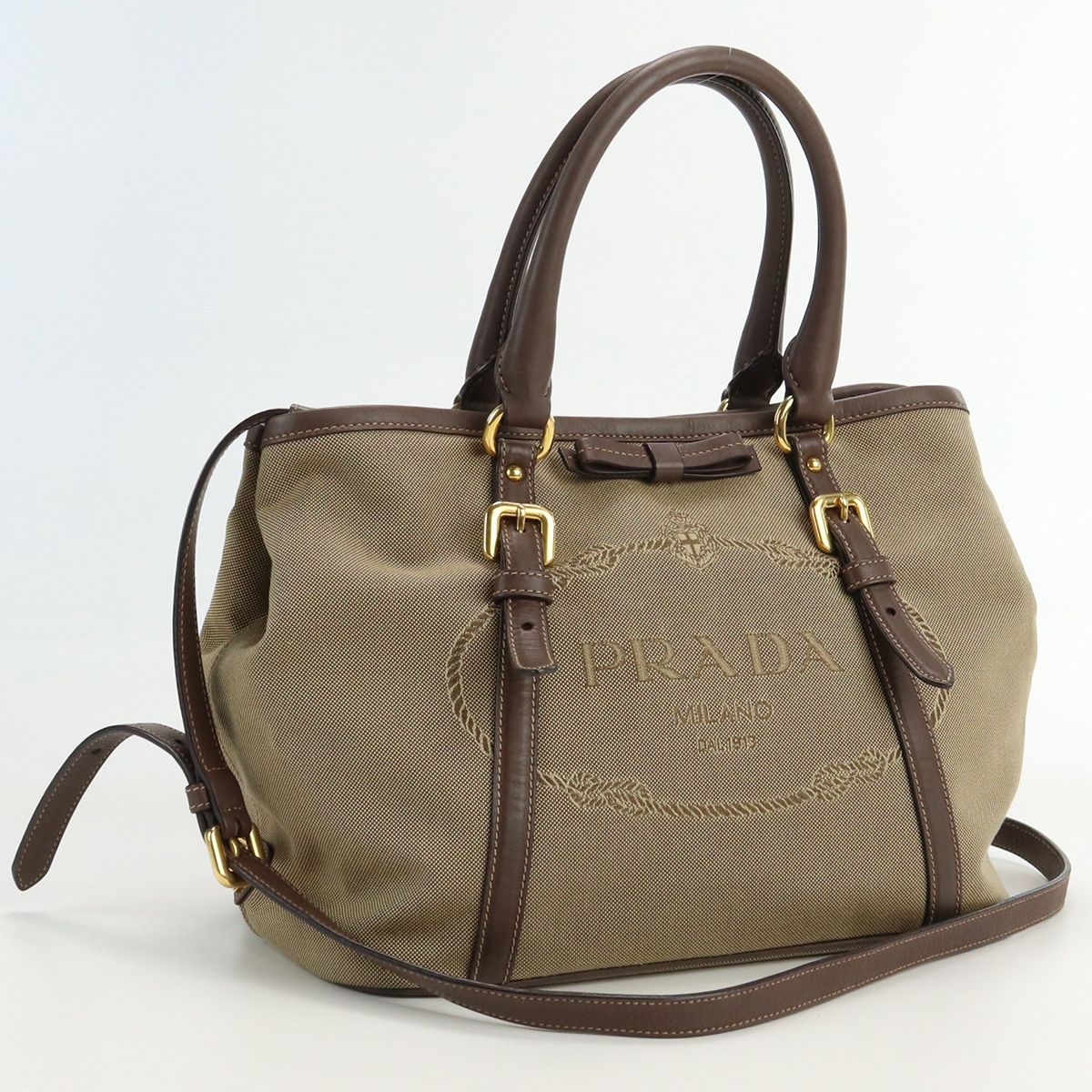 PRADA プラダ ロゴジャガードトート BN1841 UCW F0B16 トートバッグ 