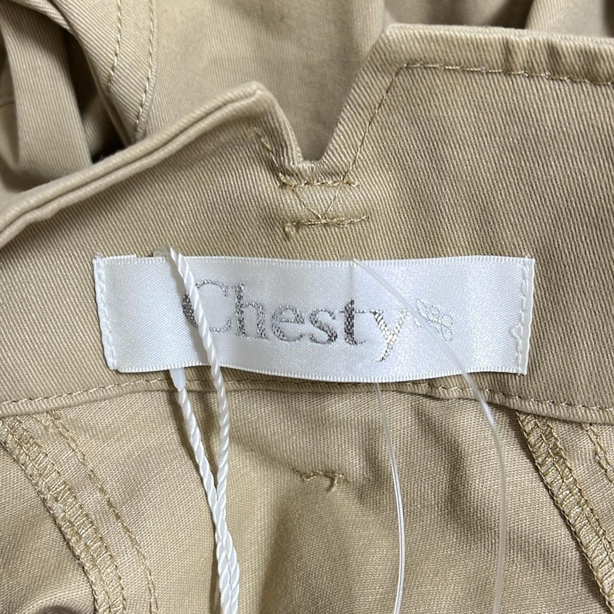 Chesty チェスティ ロングスカート サイズ1 S レディース - ベージュ×白 GULLKHAN_COM