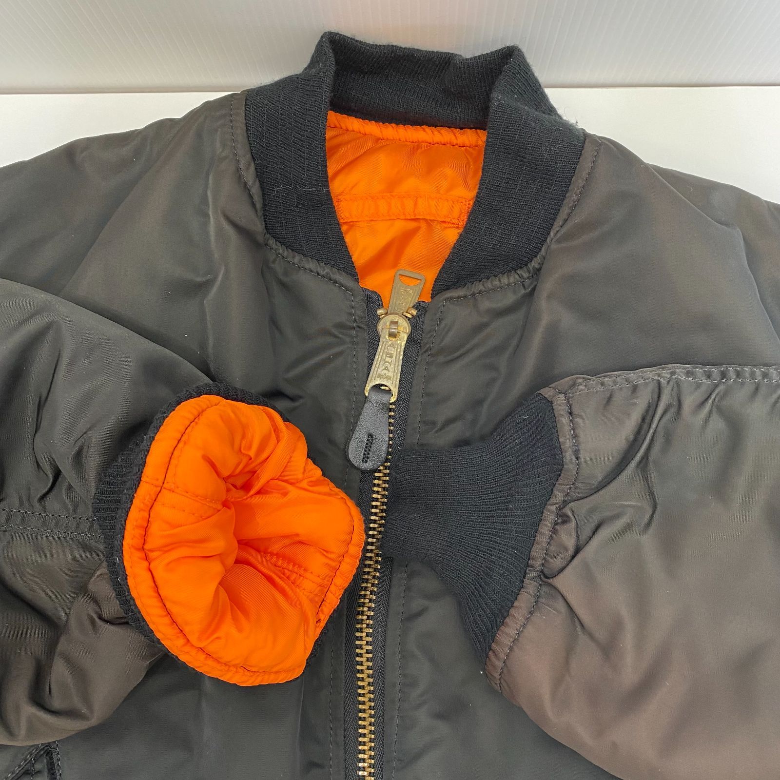 旧1号 ALPHA INDUSTRIES MA-1 フライトジャケット Alpha Industries コンコルド アルファ フライトジャケット