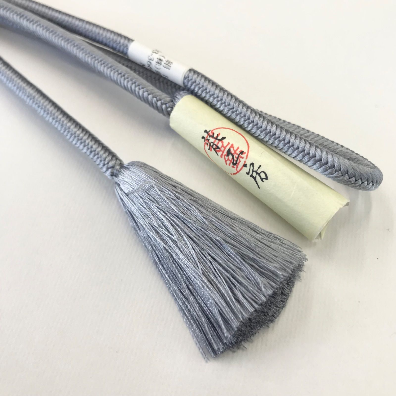 帯締 細洋角組 無地 美しいキモノ2024夏号P130掲載 龍工房謹製 奈良組  