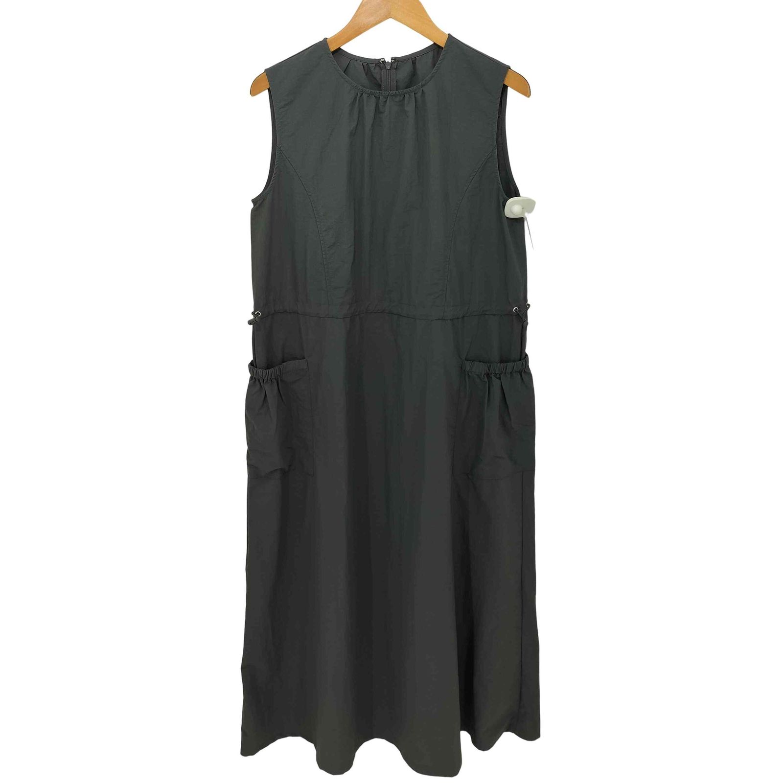 ローリーズファーム LOWRYS FARM 2023SS ドロスト ナイロン ノースリーブワンピース レディース FREE