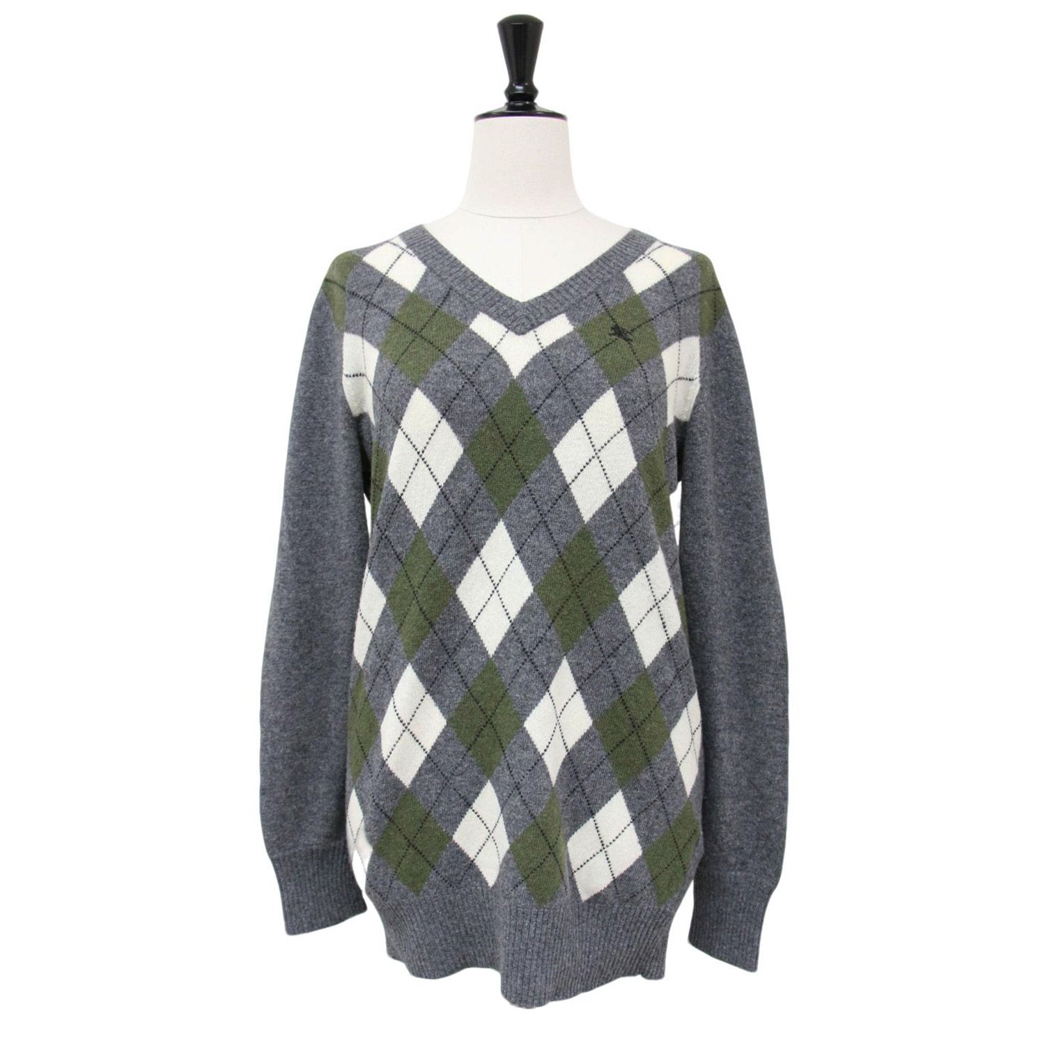 BURBERRY BLUE LABEL バーバリー ブルーレーベル ニット グレー