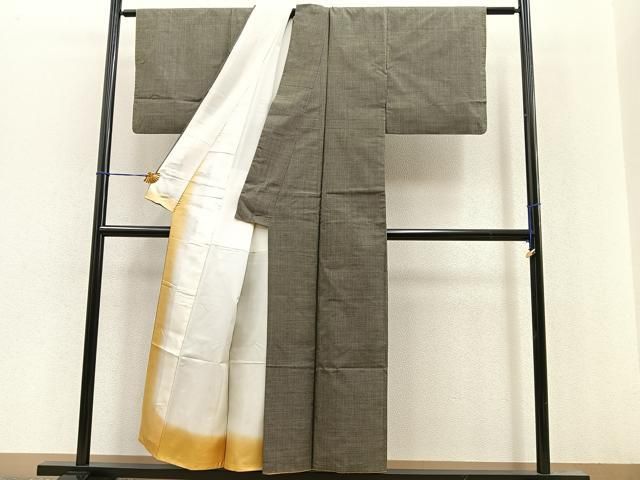 平和屋着物○本場大島紬 7マルキ 正絹 逸品 BAAM6179pk