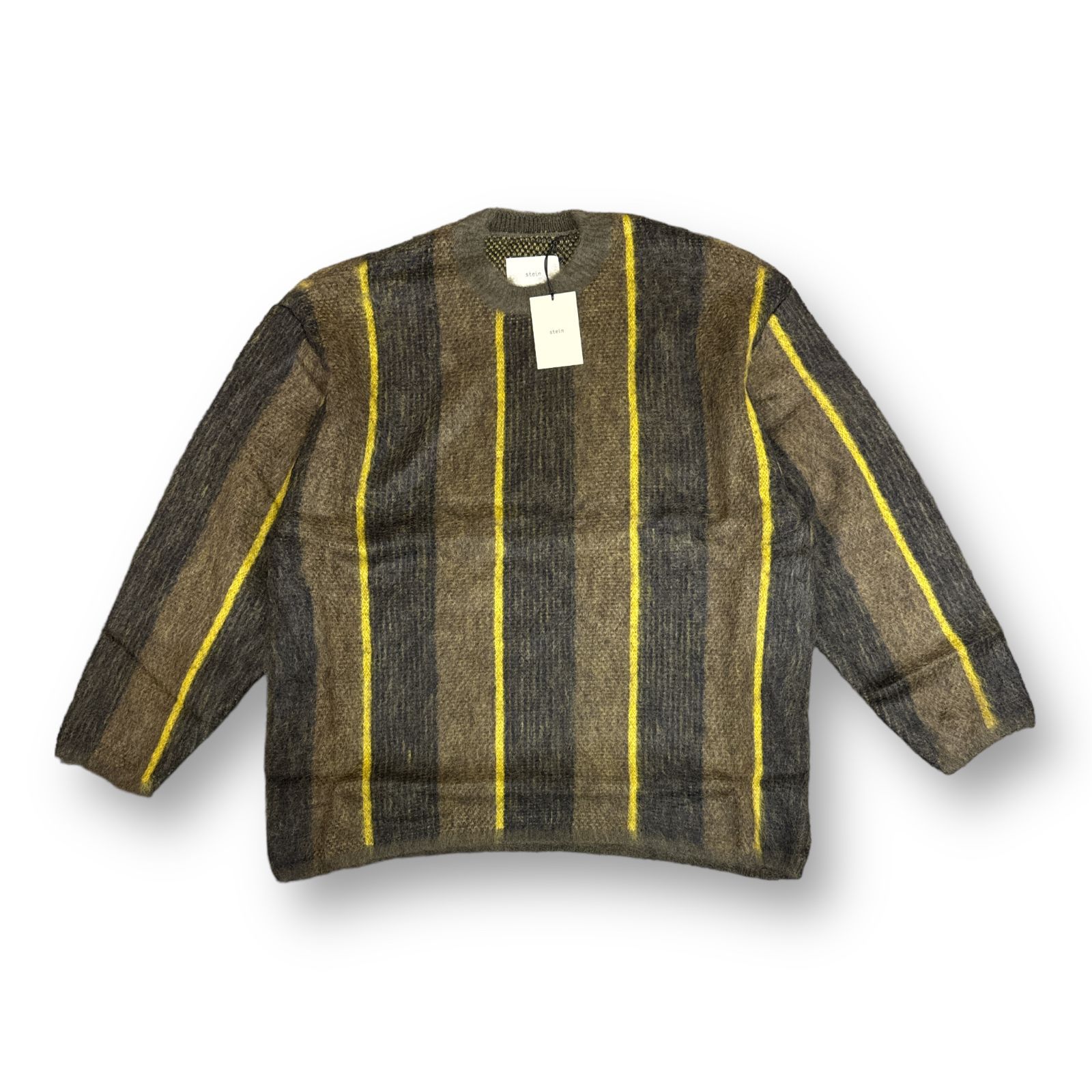 stein MOHAIR STRIPE KNIT LS