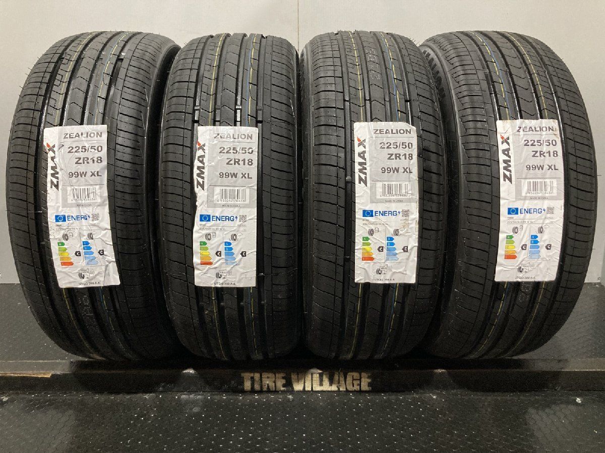 新品】札幌発 引取可 2024年製 ZMAX ZEALION 225/50ZR18 99W 18