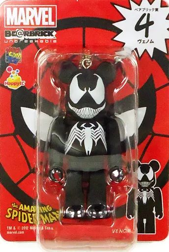 BE@RBRICK - happy くじ ベアブリ ベノム メディコム Happyくじ マーベル アメイジング・スパイダーマン