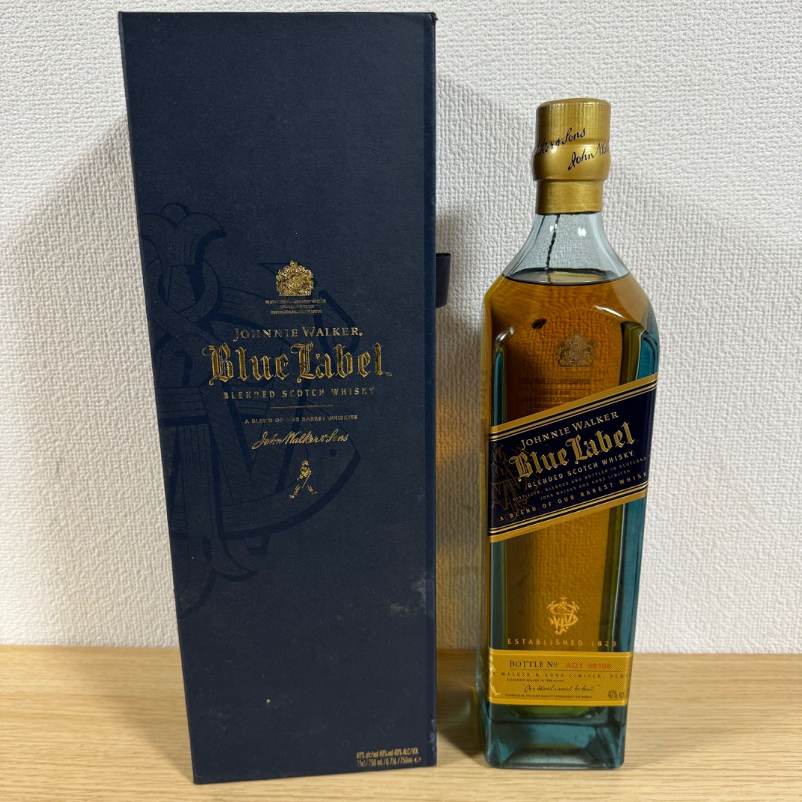 ジョニーウォーカー　ブルーラベル 箱入 台湾ラベル(新品)200ml ジョニーウォーカー ブルーラベル 箱入 台湾ラベル(新品)200ml
