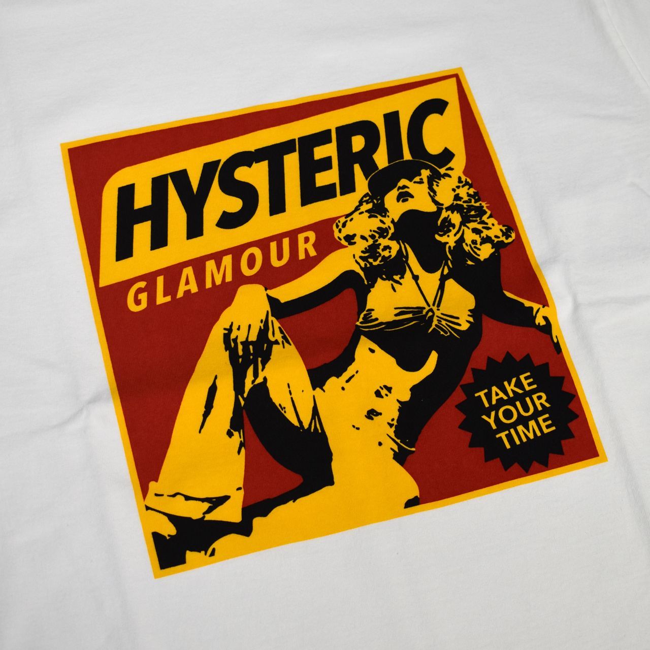 HYSTERIC GLAMOUR ヒステリックグラマー TAKE YOUR TIME Tシャツ