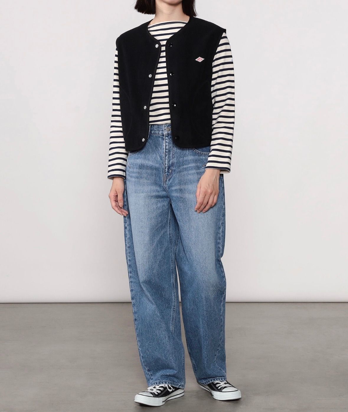 DANTON | フリース カラーレスベスト WOMEN - メルカリ