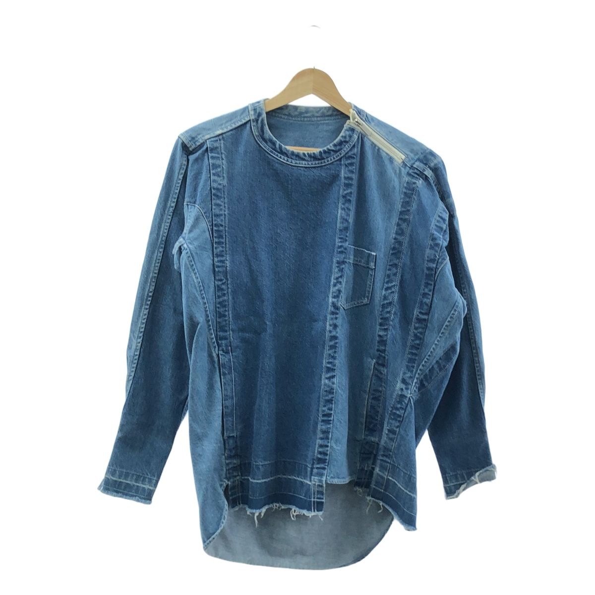 sacai Denim Pullover 再構築 デニム プルオーバーシャツ sacai / サカイ | Denim Pullover 再構築 デニム プルオーバーシャツ