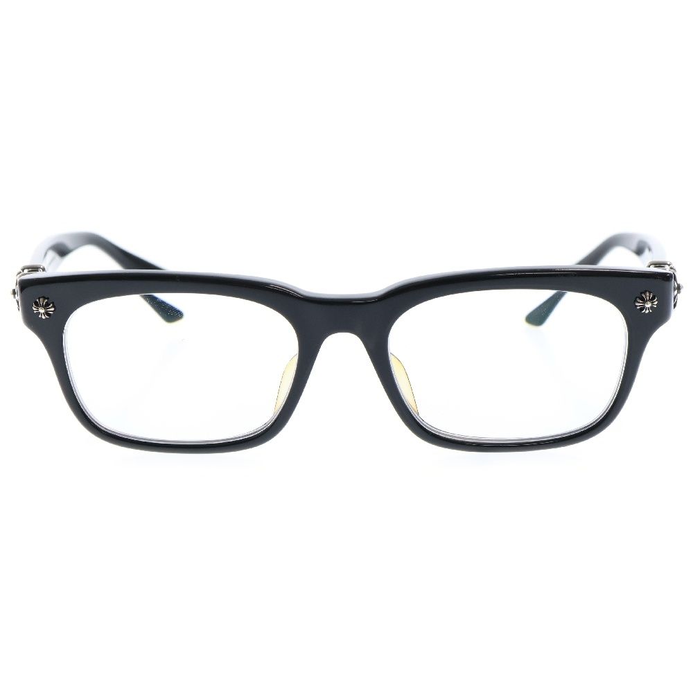 CHROME HEARTS クロムハーツ VAGILANTE CHプラステンプル サングラス アイウェア 眼鏡 ブラック|シルバー