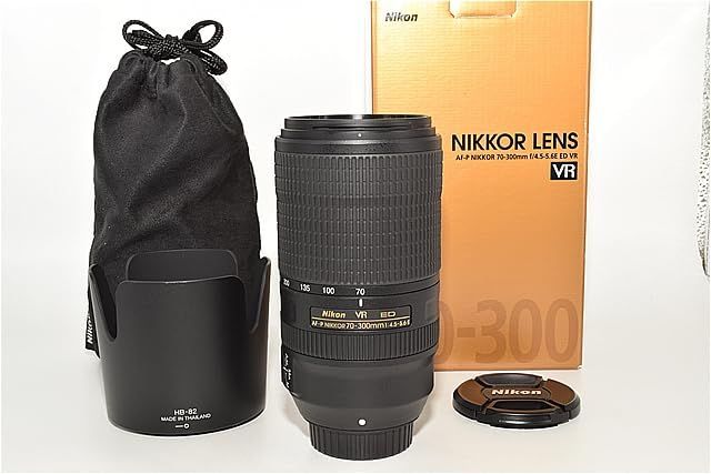 Nikon 望遠ズームレンズ AF-P NIKKOR 70-300mm f/4.5-5.6E ED VR フルサイズ対応 ＃7616 - メルカリ