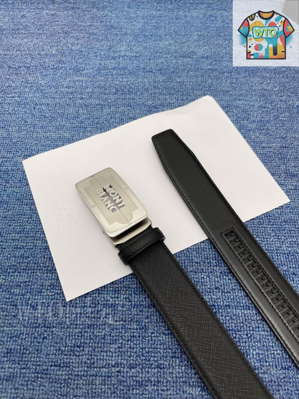 MONTBLANC モンブラン メンズ ベルト ロゴ ブラック レザーベルト、30 mm - 高級ベルト – Montblanc® JP