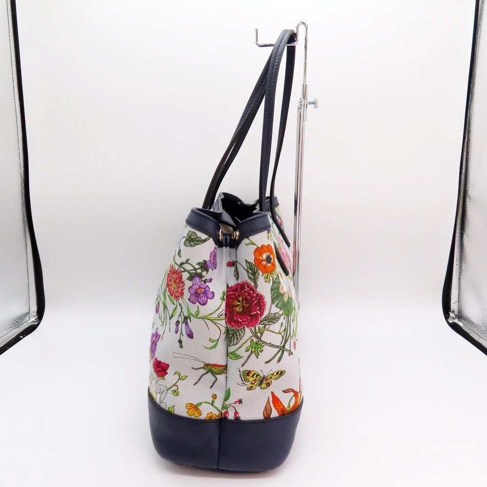 GUCCI(グッチ) / フローラトートバッグ/キャンバス/BEG/花柄
