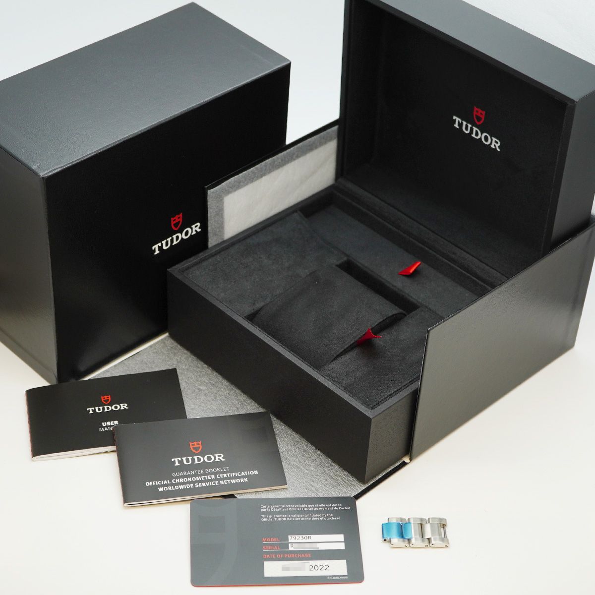 5wwm0264 チュードル ブラックベイ 79230R 黒文字盤 腕時計 メンズ