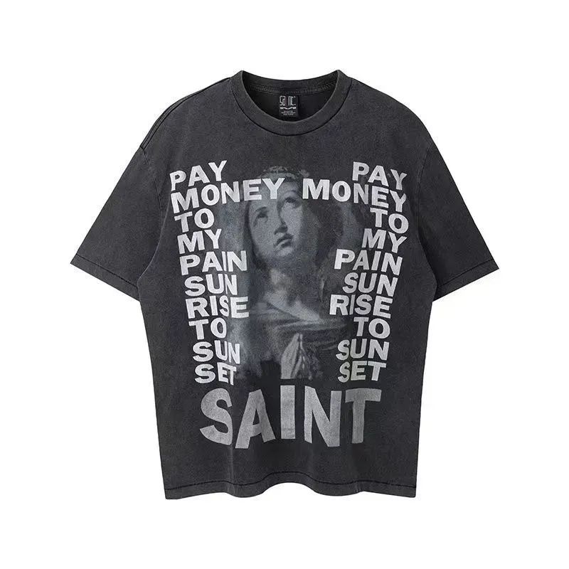 完売前に SAINT MICHAELセントマイケル× PTP STAY REALプリント 半袖T 