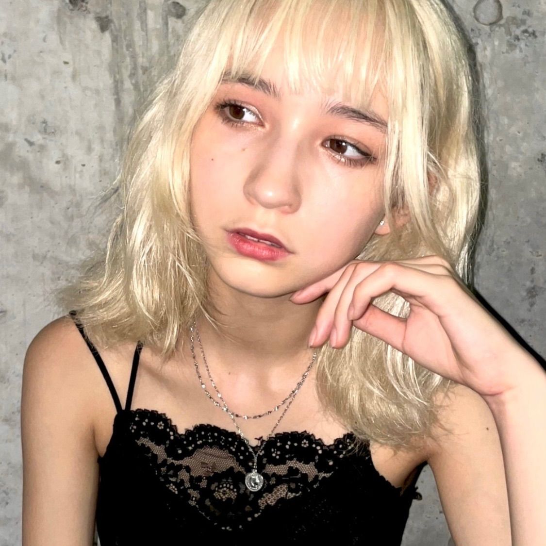 50cmに変更つけっぱなしok ペタルチェーンネックレス ete agete nojess