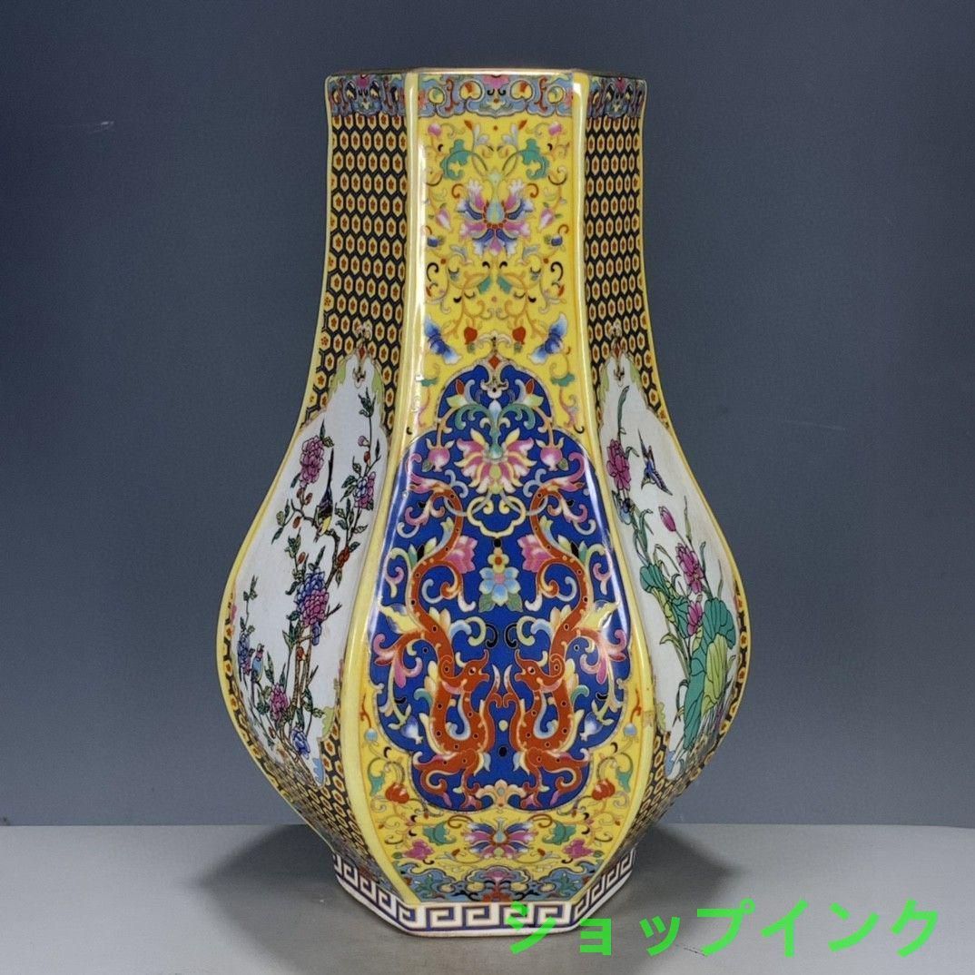 雲竜紋瓶 青花瓶 賞物観賞瓶 景徳鎮 陶磁器 装飾品 現代工芸品 美術品 置物 清代雍正彩蒔花鳥多稜花瓶 景徳鎮 陶磁器 装飾品 現代工芸品美術