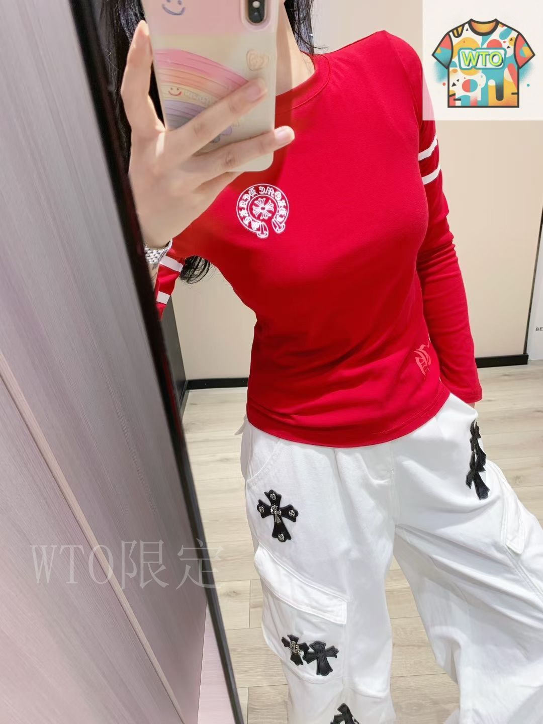 今日WTO】クロムハーツ（Chrome Hearts）プリント長袖インナー03