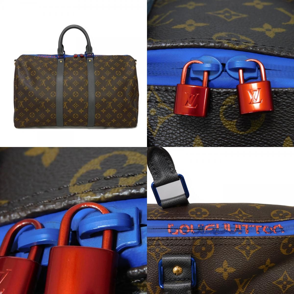 LOUIS VUITTON ルイ・ヴィトン キーポル バンドリエール 45 ロゴ LOUIS VUITTON ルイ・ヴィトン キーポル バンドリエール 45 ロゴ