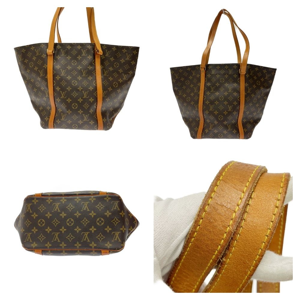 中古】LOUIS VUITTON ルイ・ヴィトン M51108 モノグラム PVC サックショッピング ショルダーバッグ ブラウン 220329  ショルダーバッグ - メルカリ