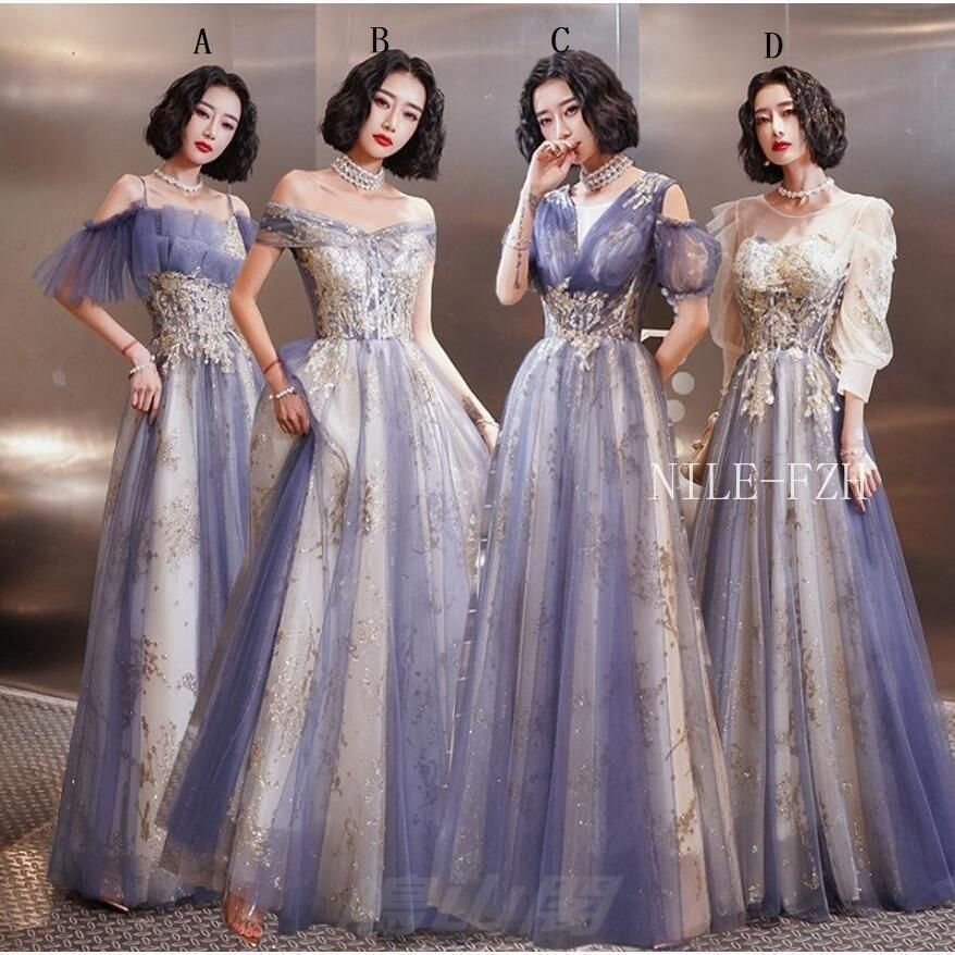 ブライズメイド ドレス レディース ロングドレス 花嫁の介添えドレスカラードレス プリンセスドレス 結婚式 二次会 パーティー 演奏会 発表WP数量 価格926
