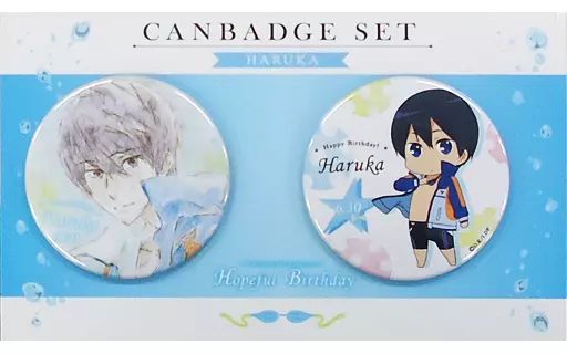 中古】バッジ・ピンズ(キャラクター) 七瀬遙 Hopeful Birthday