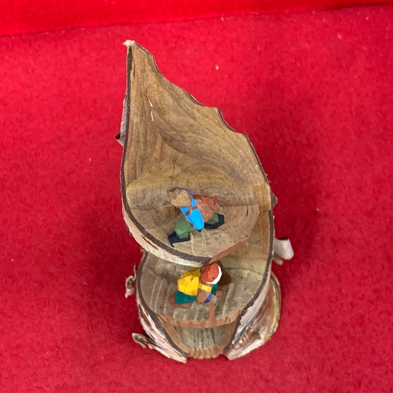 一刀彫 登山
