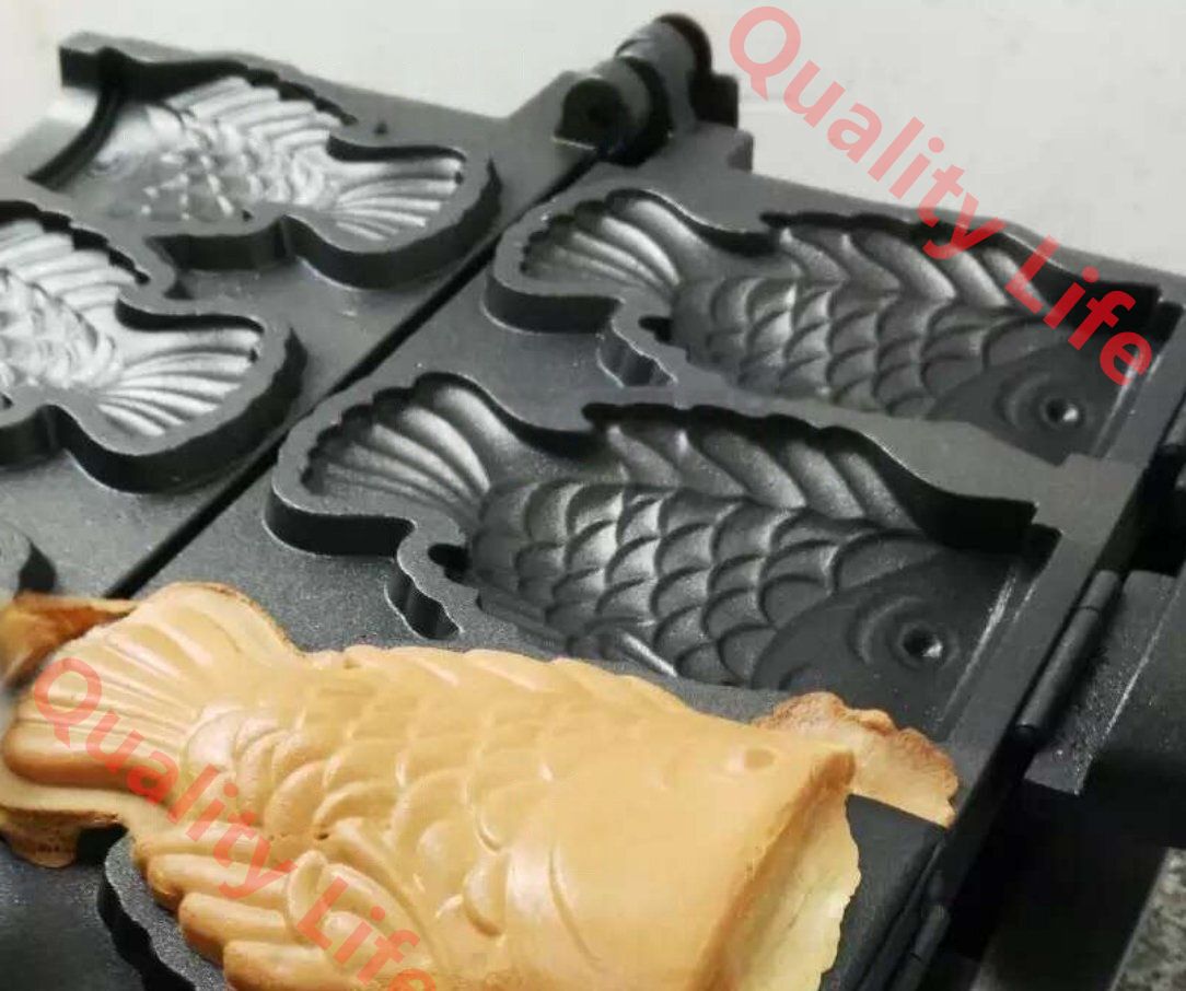 LPガス たい焼きパフェ 鯛パフェ たい焼きパフェ器 3匹×2連 6匹焼ける ガス式 屋台 出店