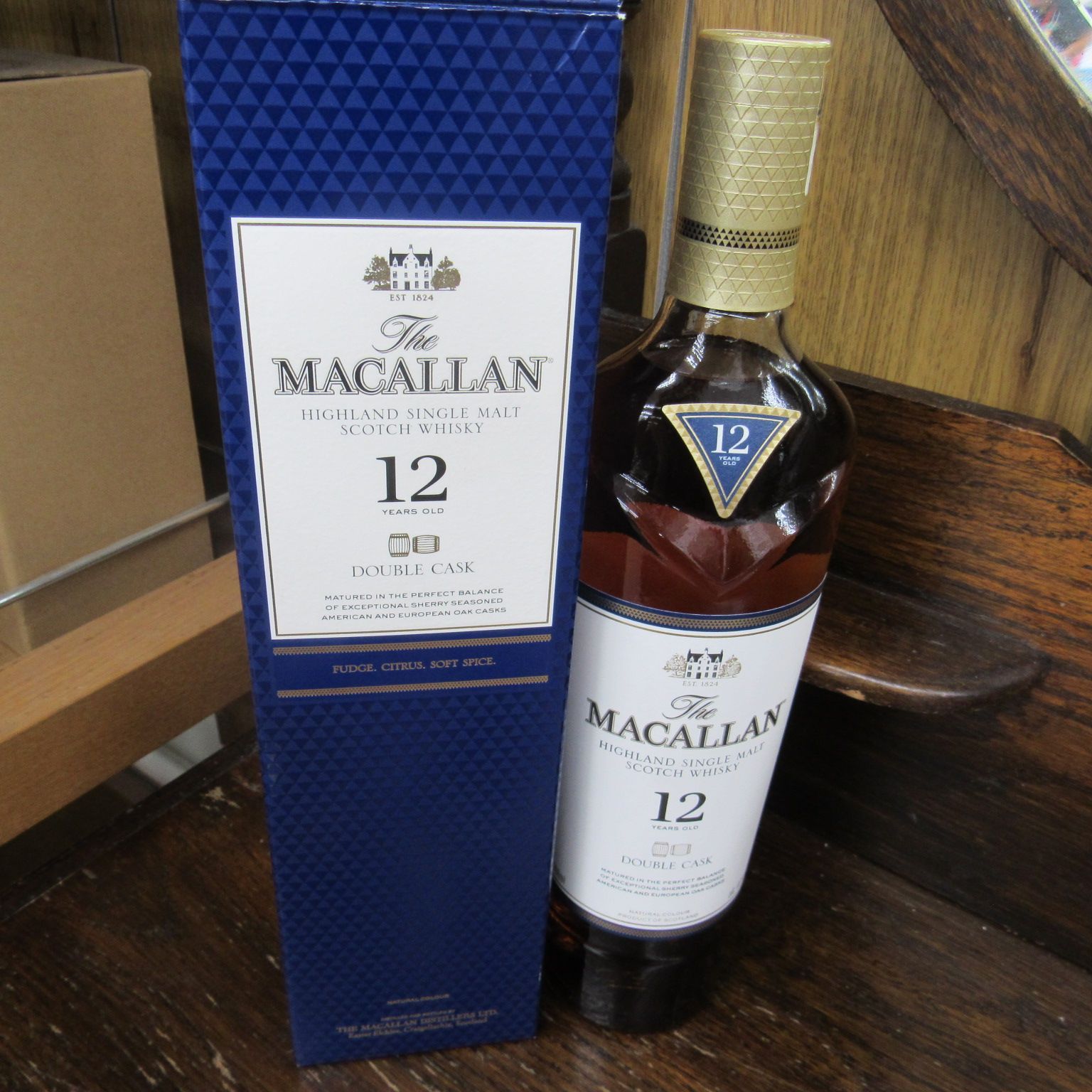 マッカラン12年 ダブルカスク 箱付 700ml - メルカリ