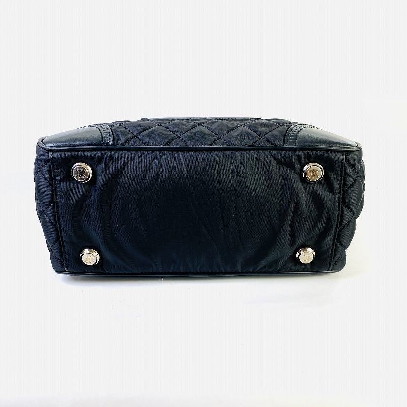 CHANEL シャネル ココマーク パリニューヨーク ナイロン トートバッグ  