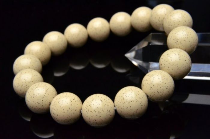 天然記念物高品質 台湾産 北投石（ほくとうせき） 12mm ブレスレット 1個売り パワーストーン 天然石 _B156-12