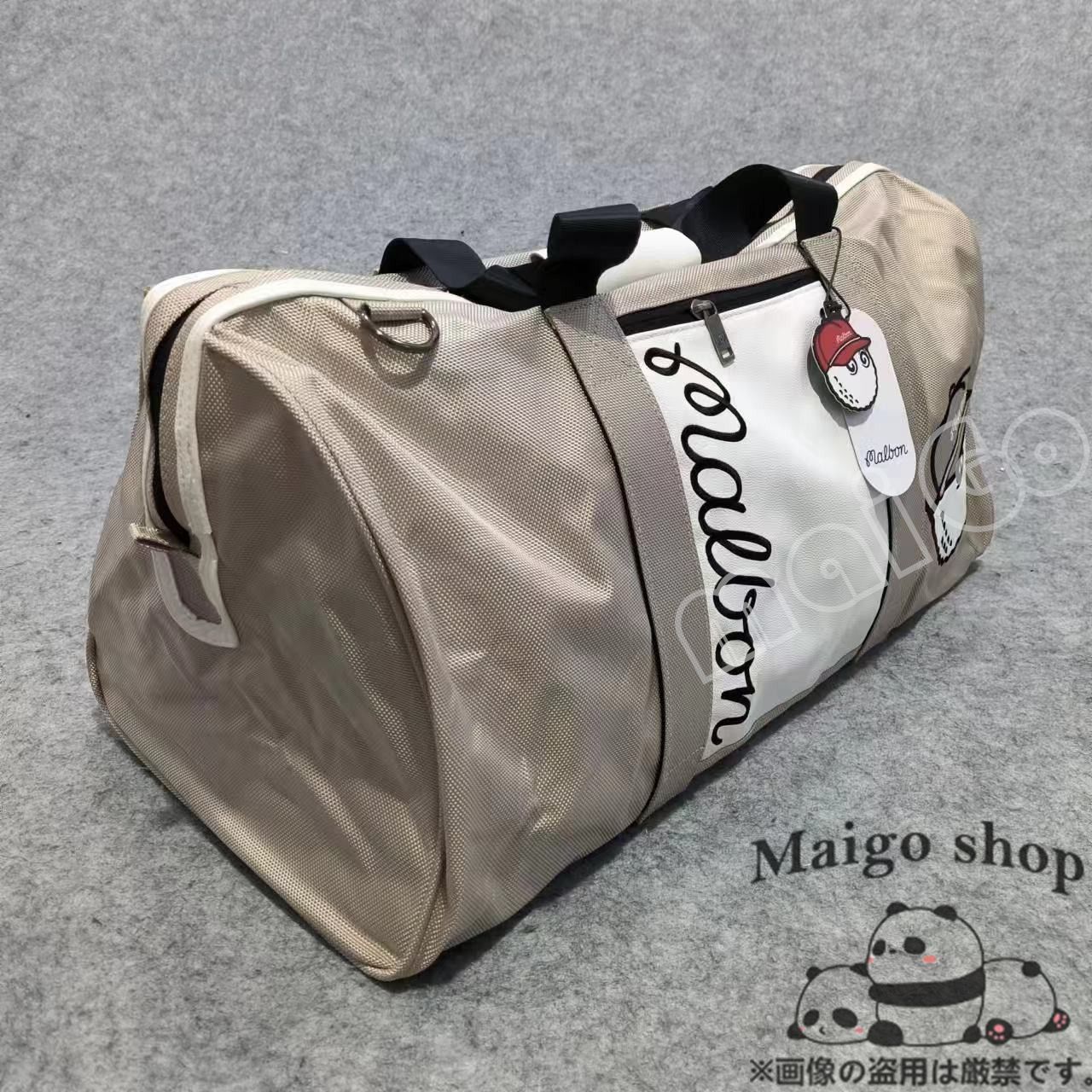 即購入大歓迎 malbon golf マルボンゴルフ ボストンバッグ 旅行用バッグ キャディバッグ ゴルフバッグ 大容量 ハンドバッグ 耐摩耗性  ベージュ - メルカリ