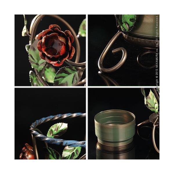 傘立て 傘たて 装飾 バラ 薔薇 ローズ 花 植物 蔦 ツタ おしゃれ