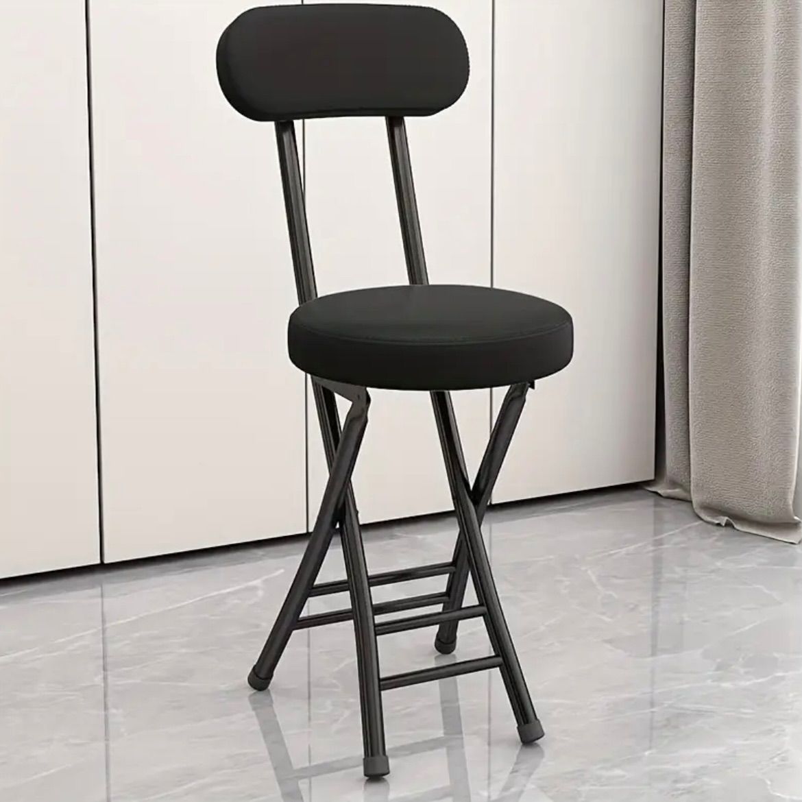 アイリスチトセ スタッキングチェア パッド座タイプ ブラック ASL-110PV-BK 1脚 まとめ）アイリスチトセ スタッキングチェア パッド座タイプ ブラック