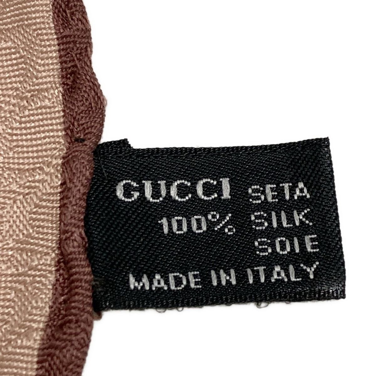 GUCCI(グッチ) スカーフ - ピンク - メルカリ